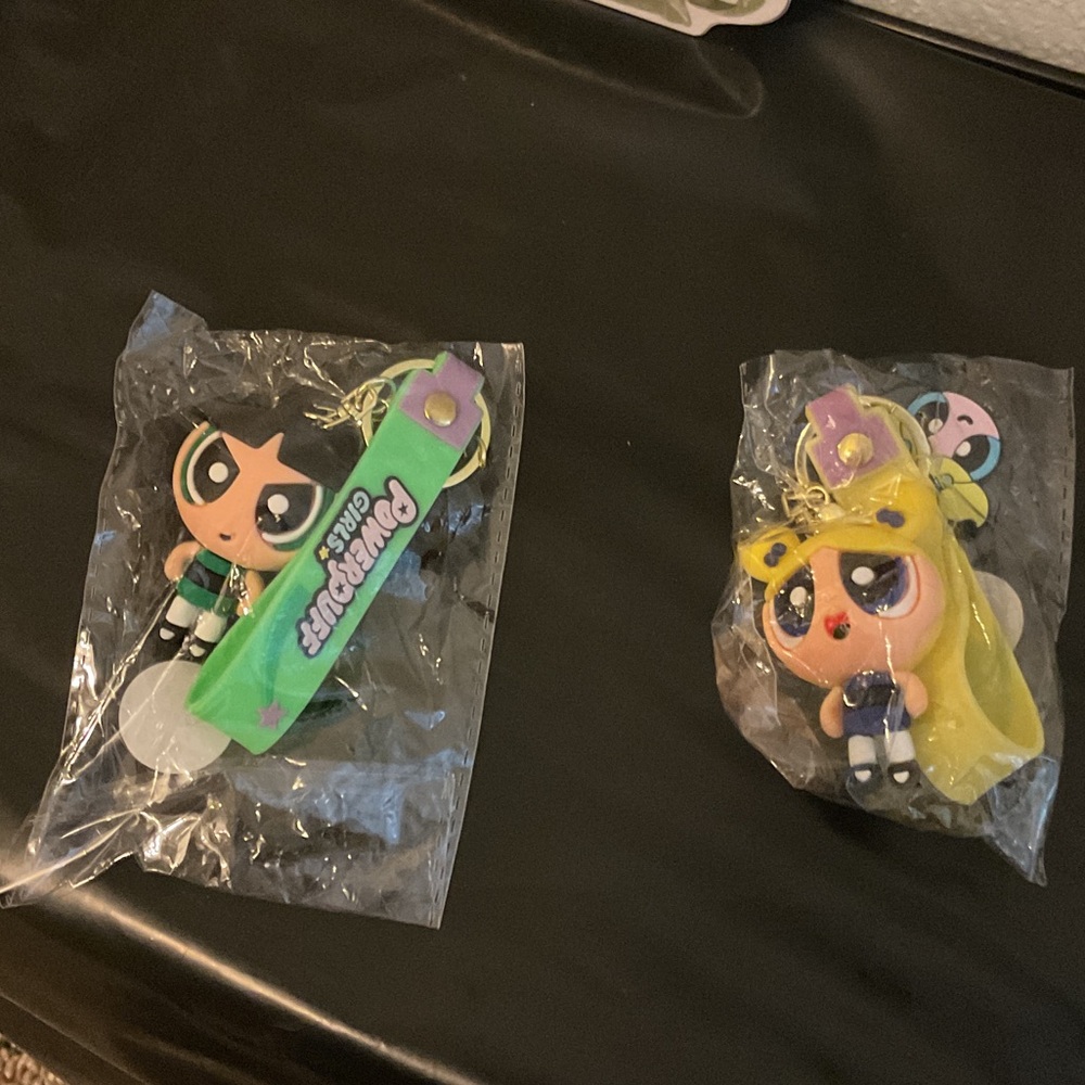 Powerpuff Girls Keychain - Buttercup & Bubbles Pick one!